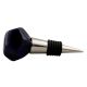 Solid Navy Blue Octagon Ceramic Wine Stopper Online